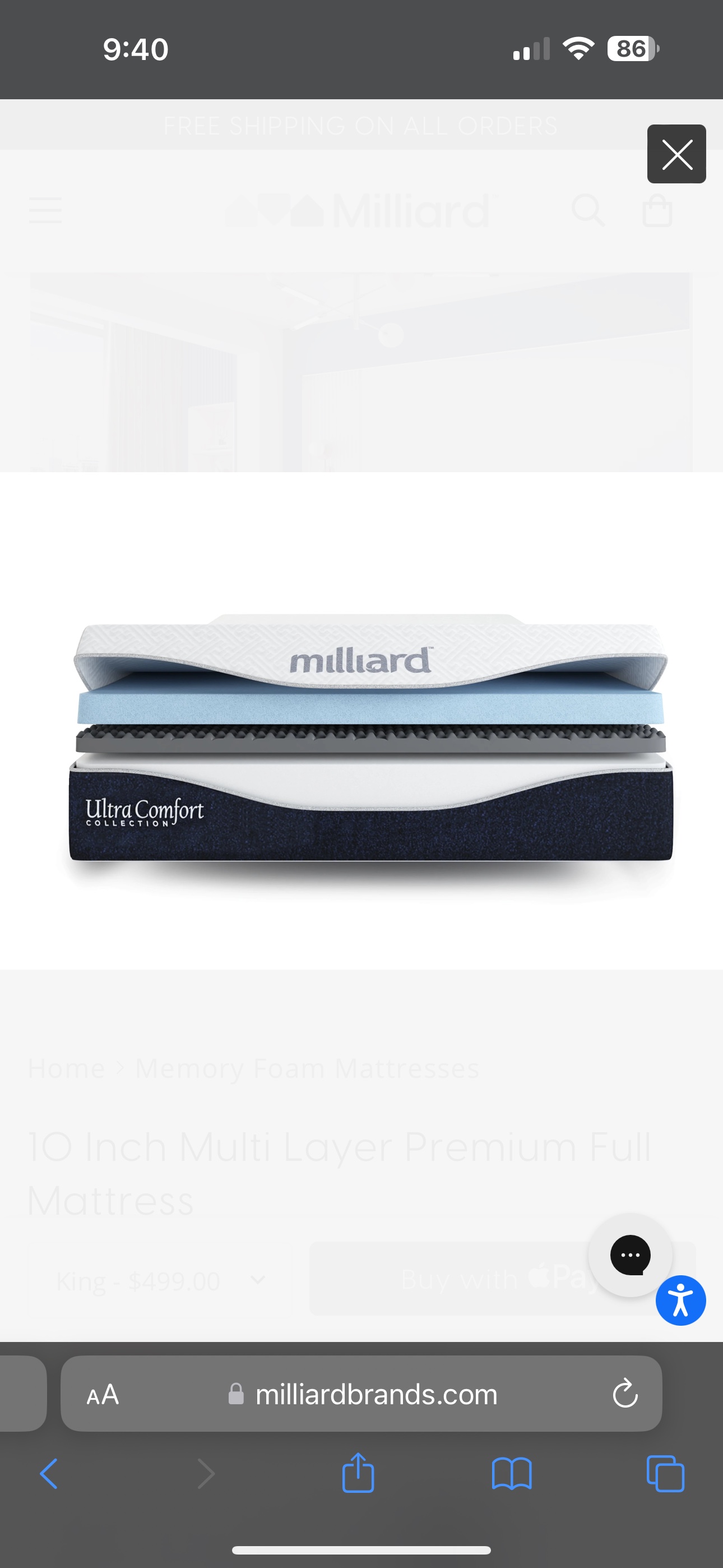 Mattress  King size