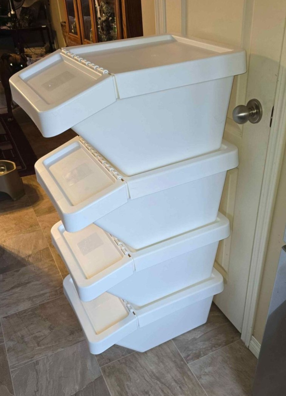 Ikea SORTERA Sorting Storage Bins - 37 L - 4 in Set w/lids - photo 3