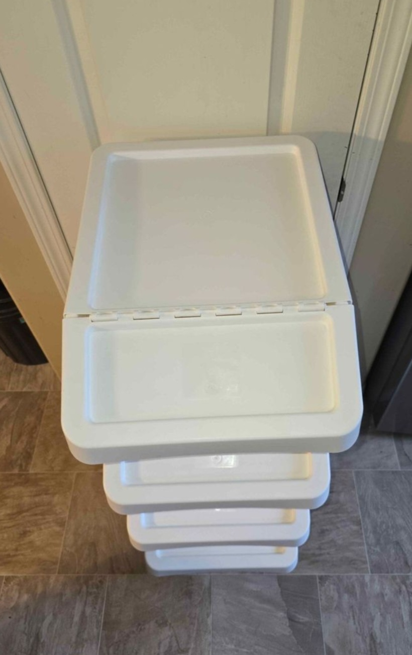 Ikea SORTERA Sorting Storage Bins - 37 L - 4 in Set w/lids - photo 4