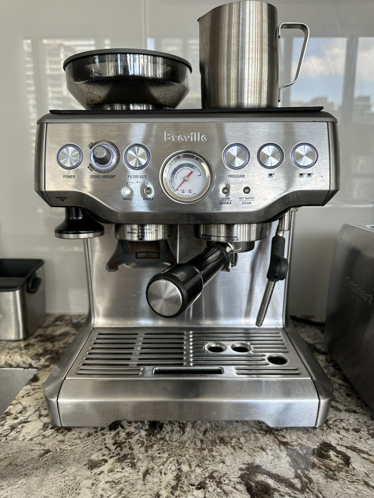 Breville BES870XL Barista Express Espresso Machine - photo 4