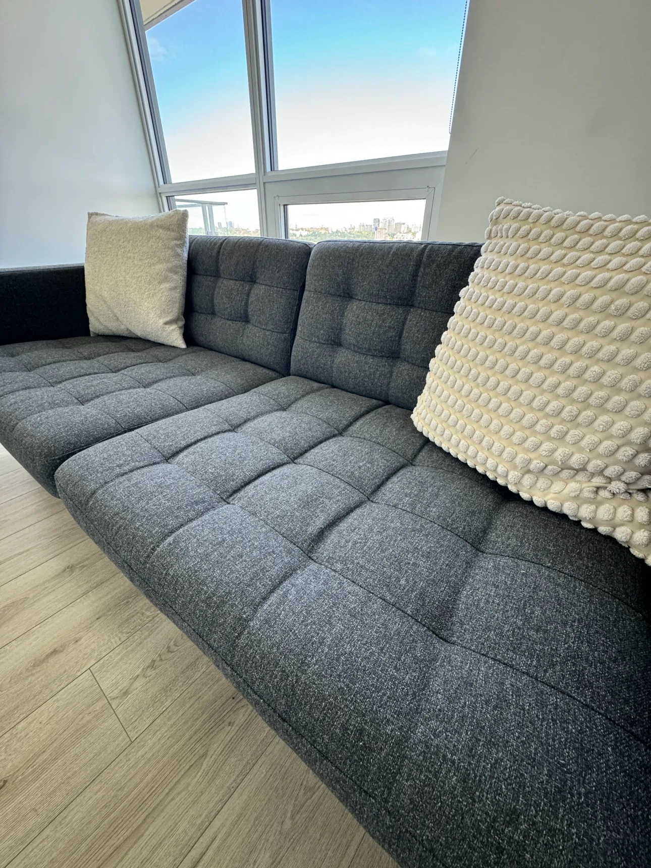 PICKUP TODAY/TOMORROW Grey IKEA sofa $150 image indicator(5)