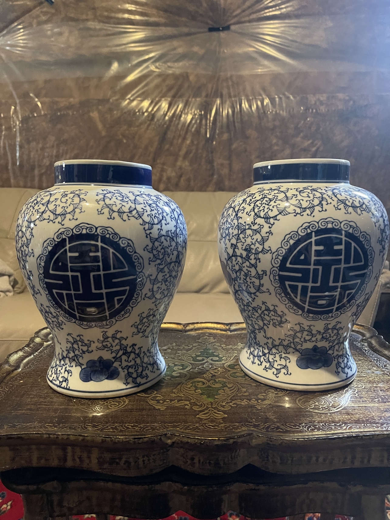Blue and White Ginger Jars - photo 2