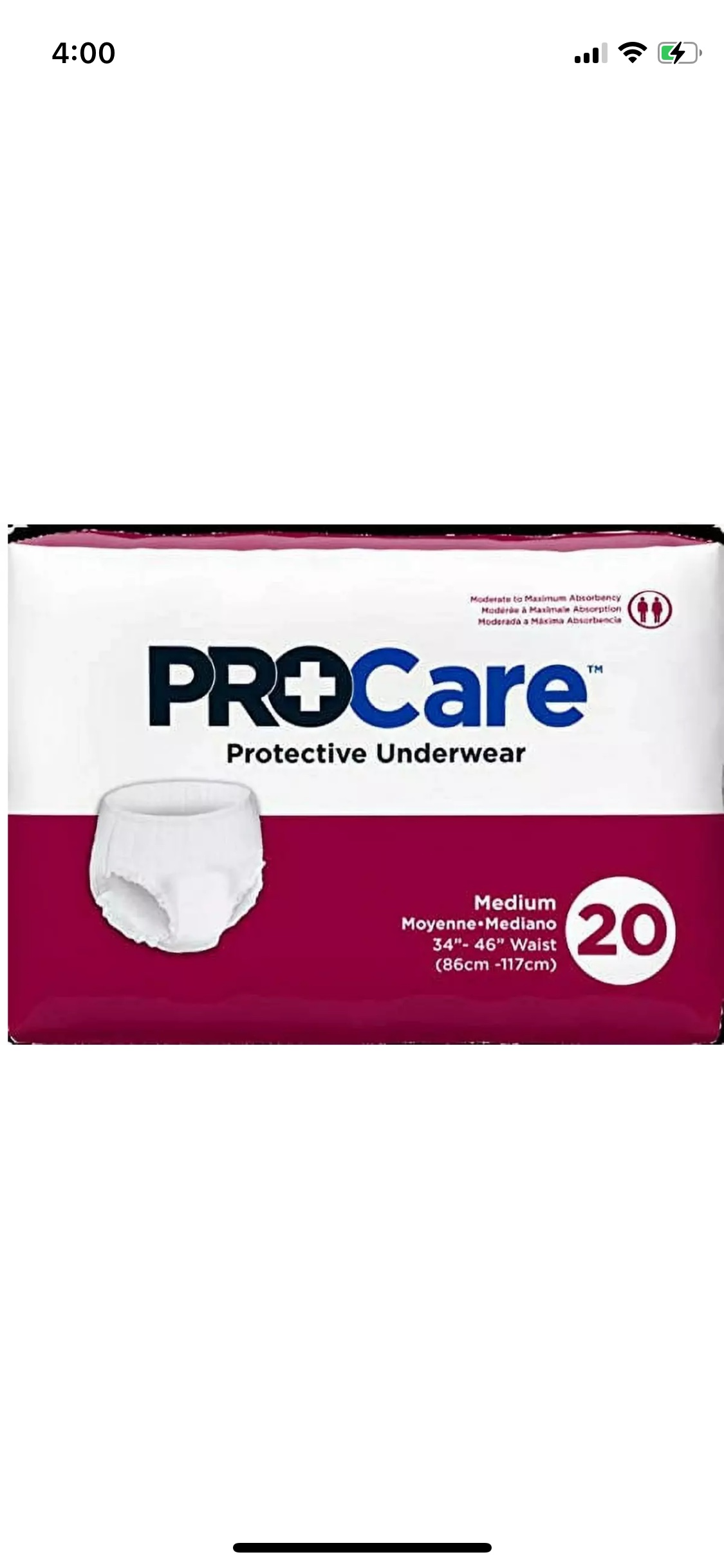 ProCare Protective Underwear