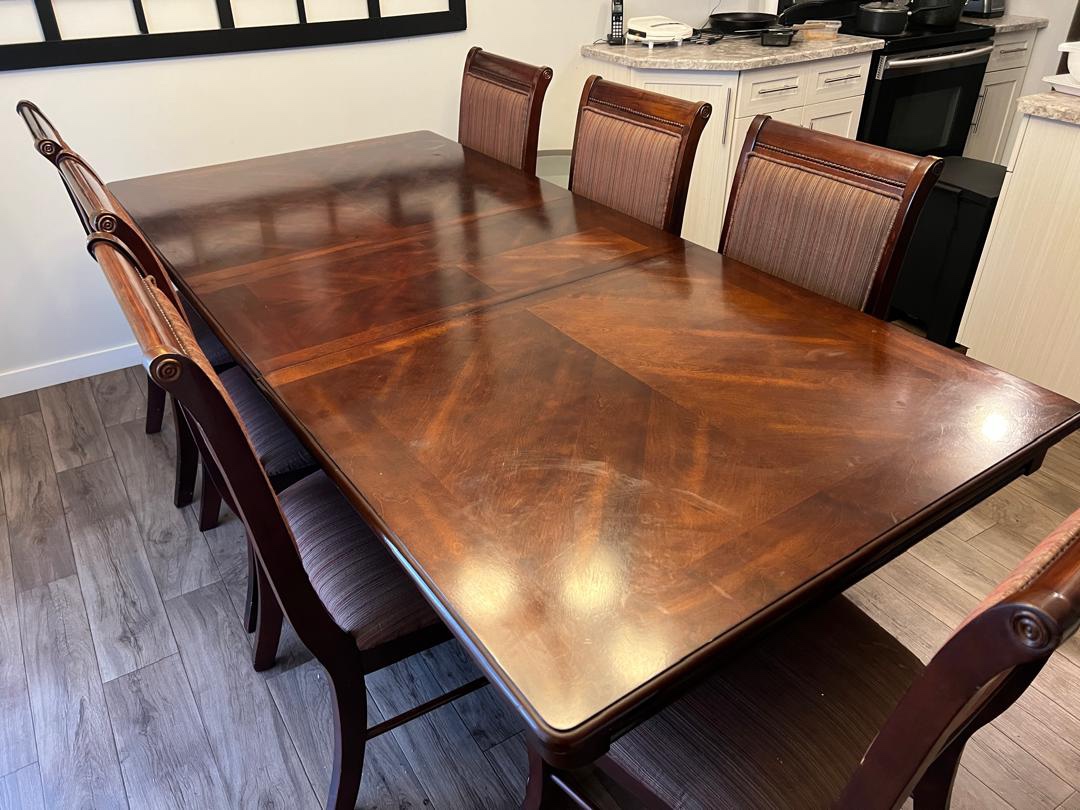 Dining table and chairs (6 set) - photo 2