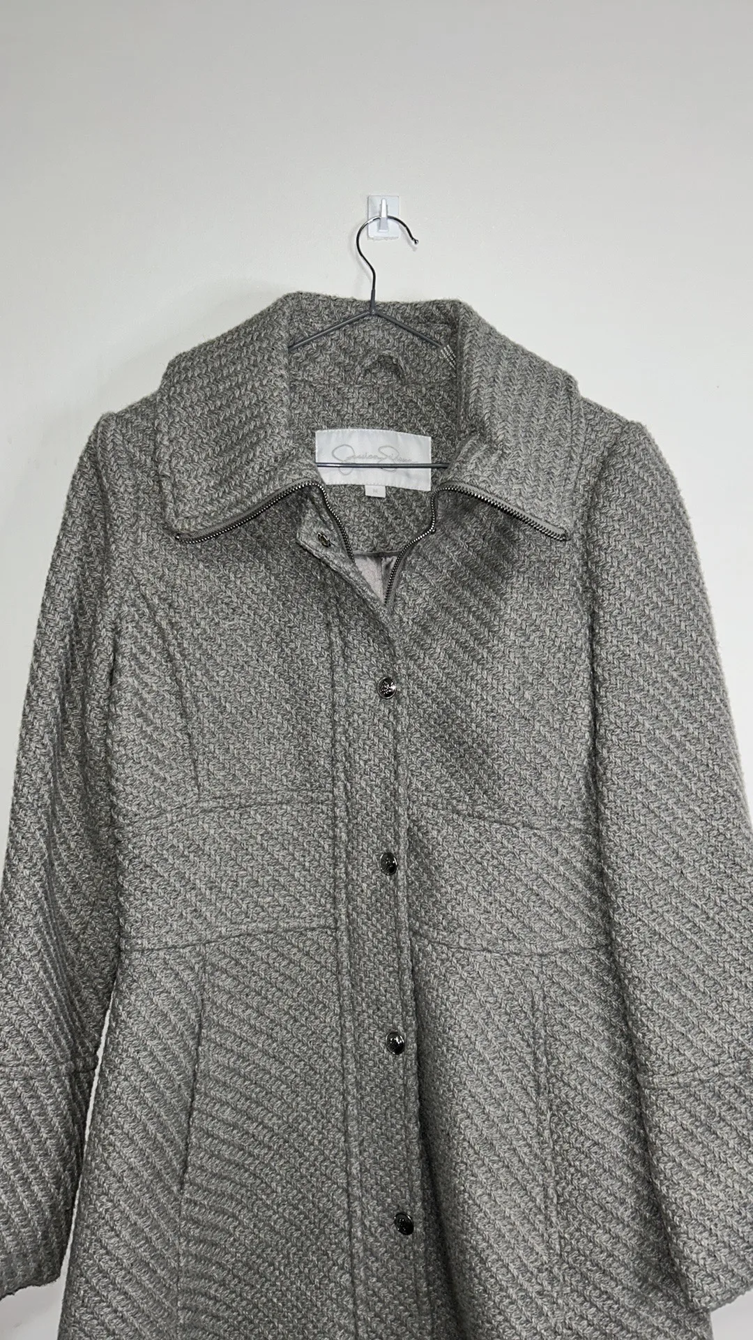 Jessica Simpson Grey wool Coat image indicator(3)