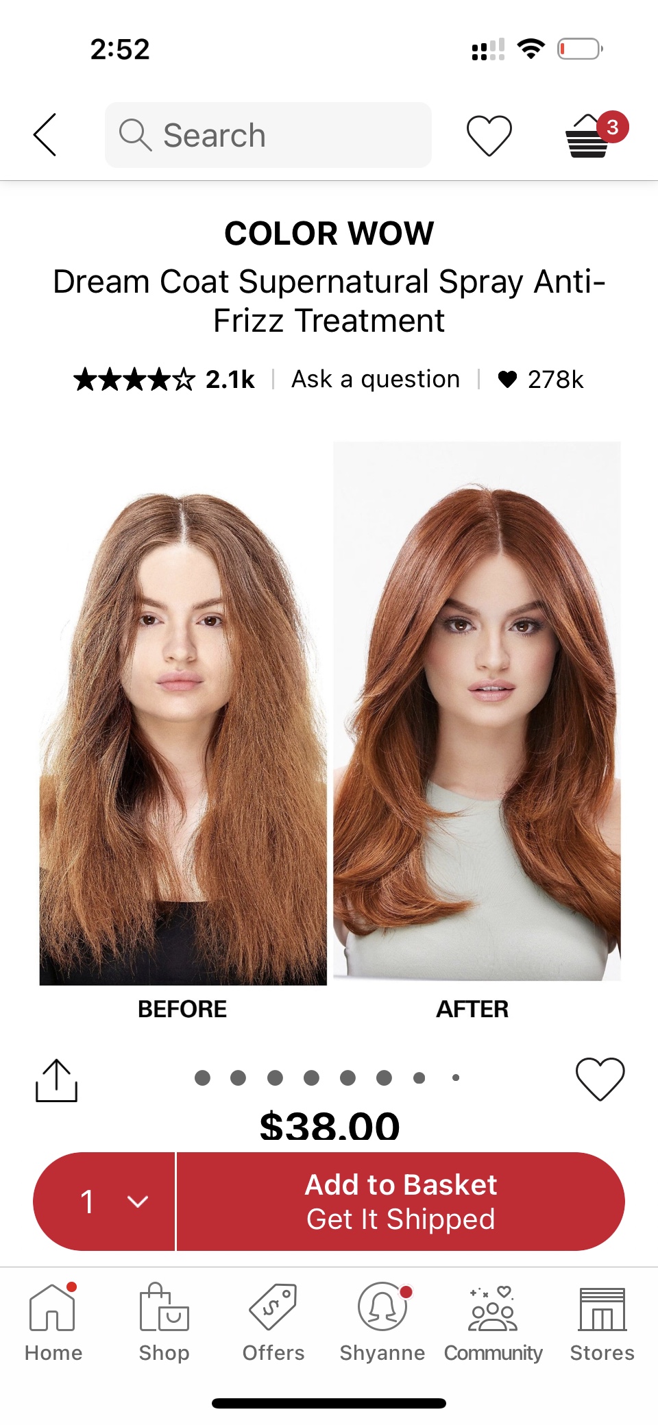 Color Wow Dream Coat Supernatural Spray Anti-Frizz Treatment - photo 4