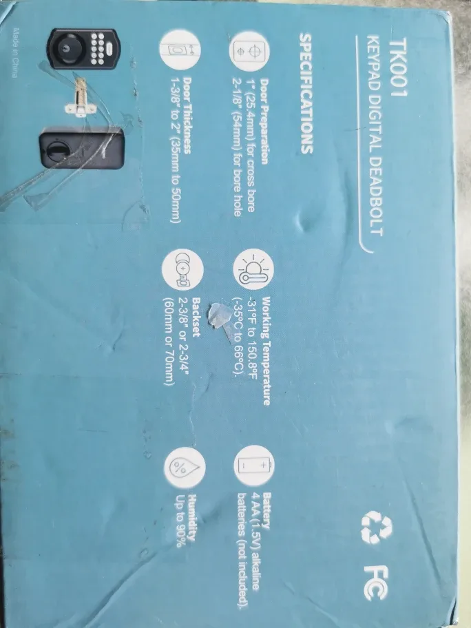 TEEHO Keyless Entry Door Lock image indicator(4)