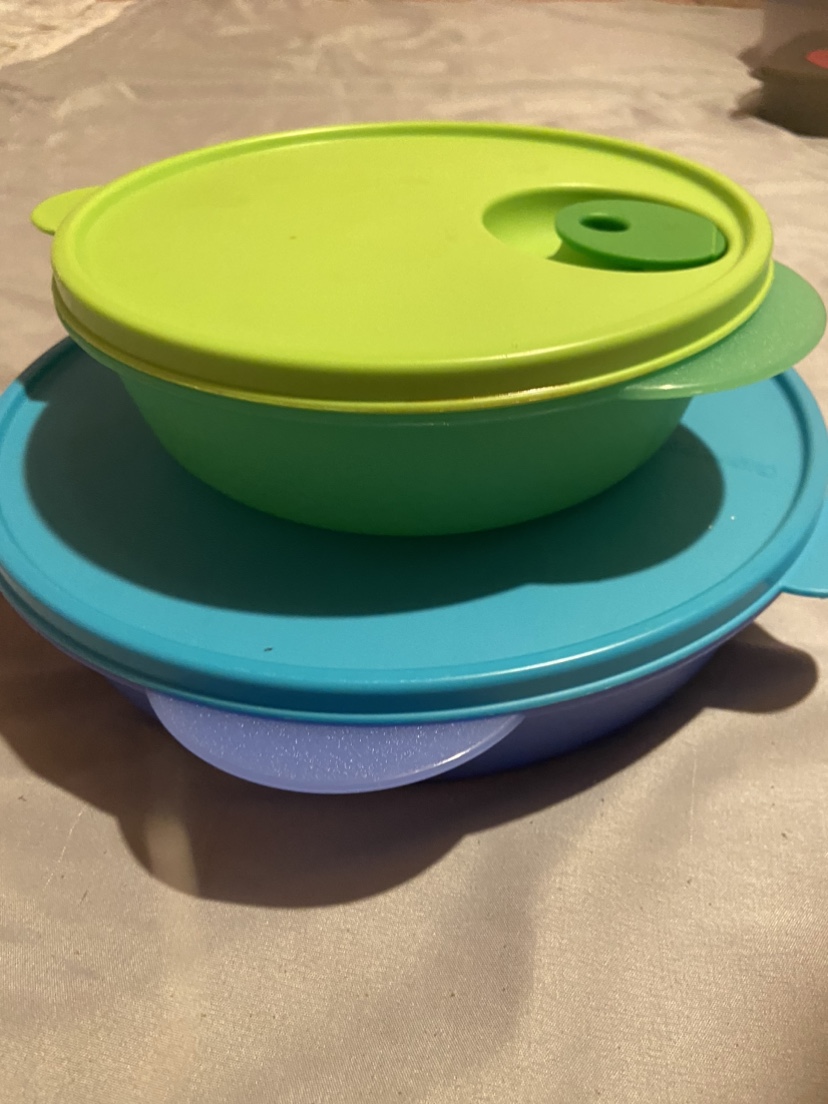 Tupperware Divided Serving Dishes