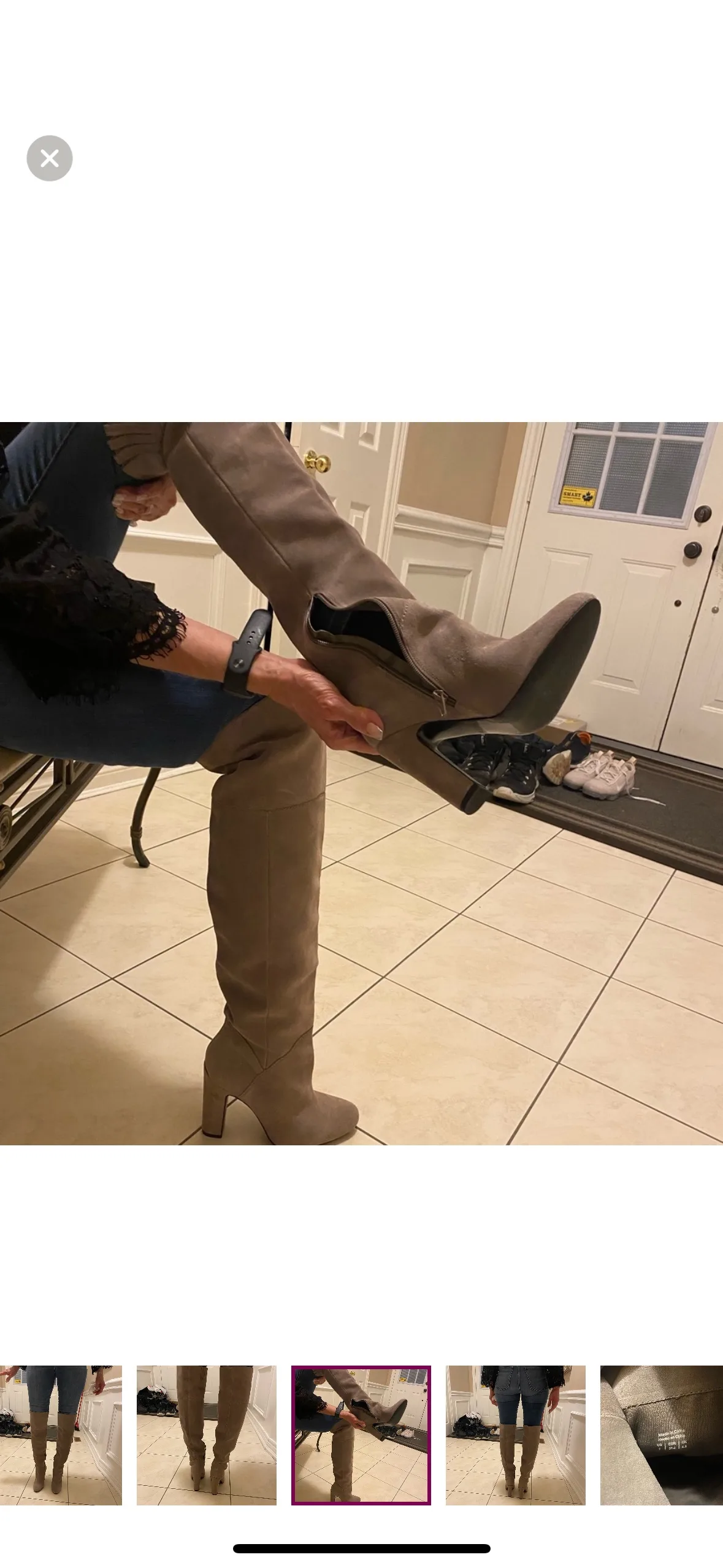 Over the Knee Suede Boots image indicator(5)