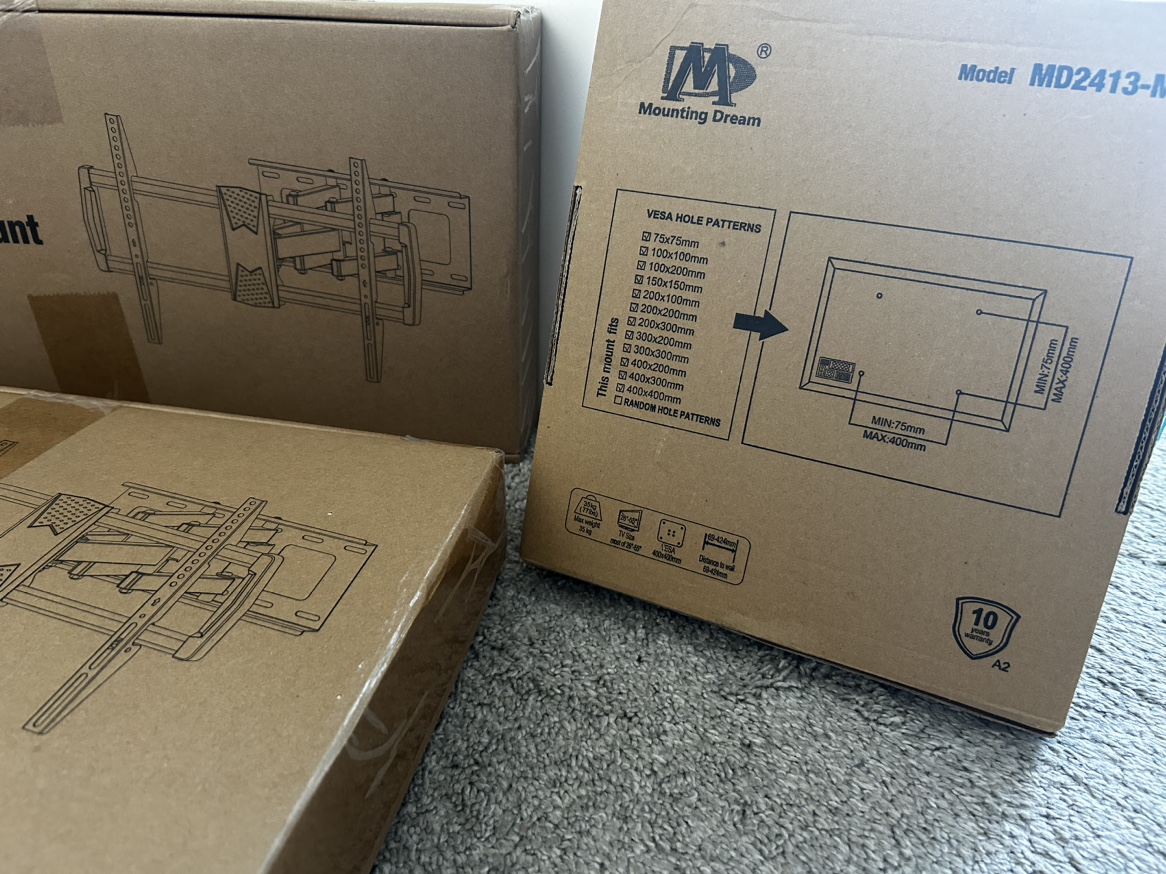 TV Wall Mounts - Set of 3 for $75 - photo 3