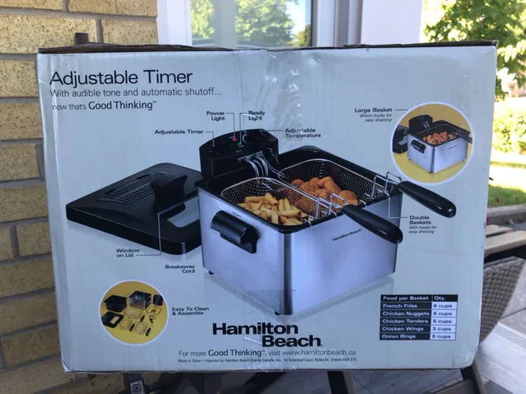 Hamilton Beach Professional-Style Deep Fryer thumbnail