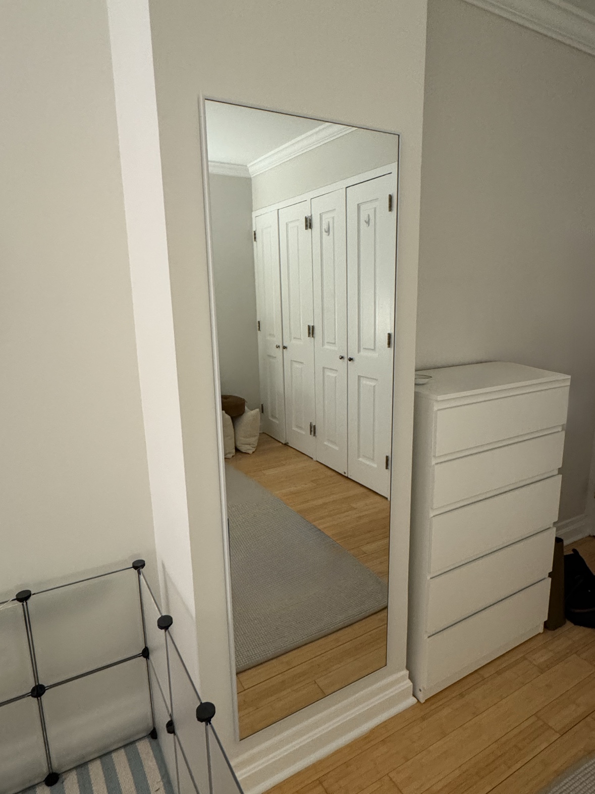 White Full Length Mirror