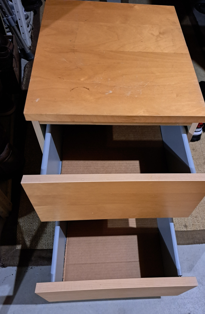 Two Drawer Nightstand - photo 2