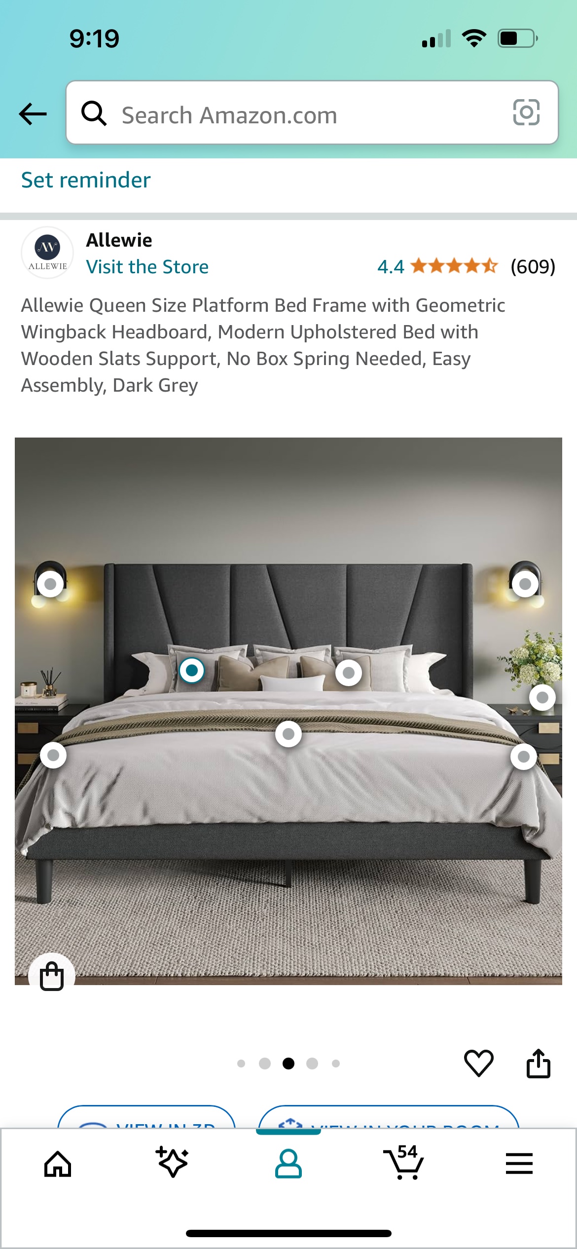 Brand New Queen Size Bed Frame (Still in box) - photo 2
