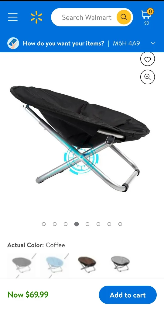 Folding Round Chair thumbnail