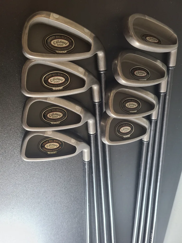 Callaway Great Big Bertha Tungsten Titantium Irons 345679PS Golf thumbnail