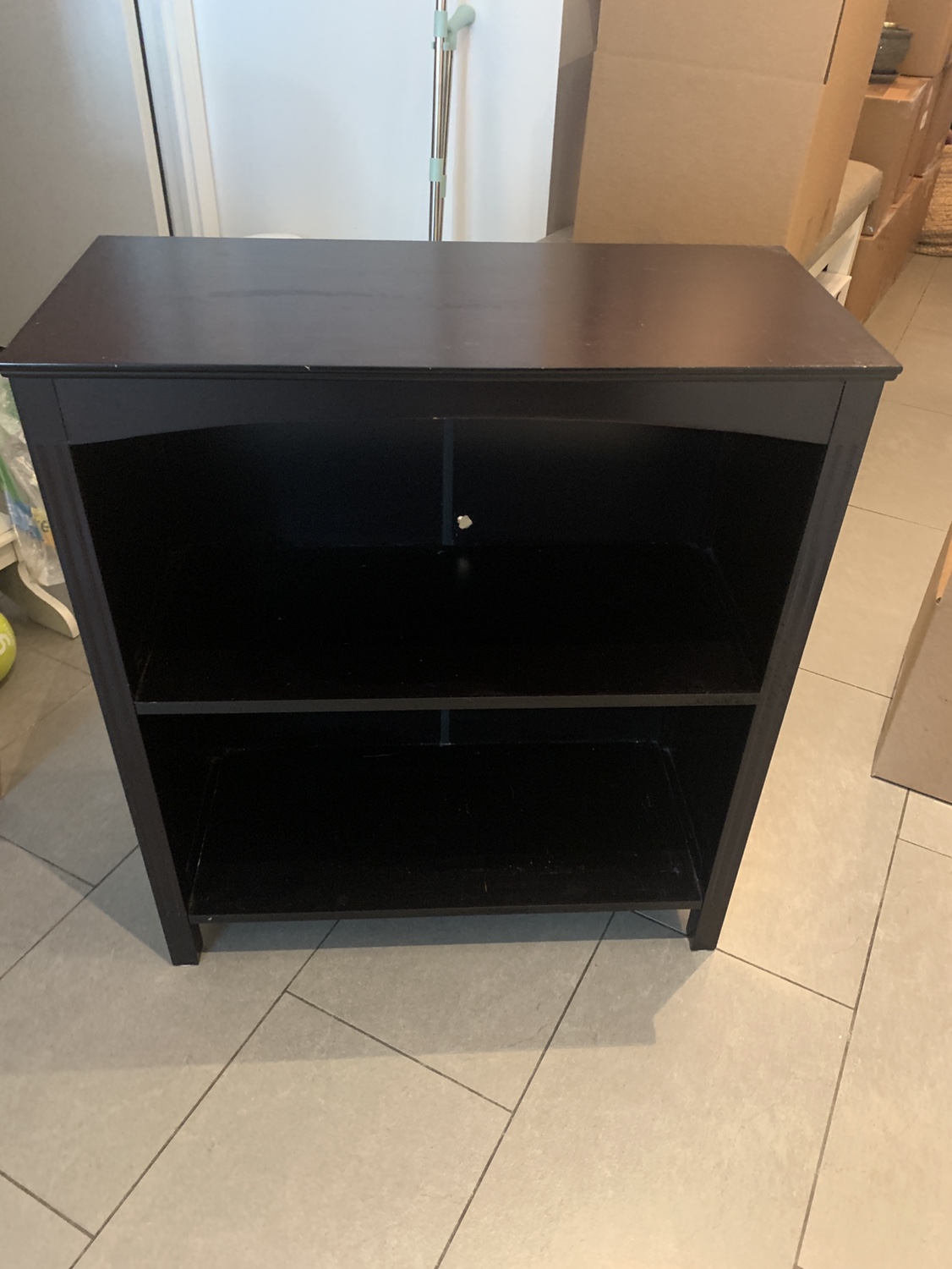 Dark Chestnut Brown (Almost Black) Bookshelf