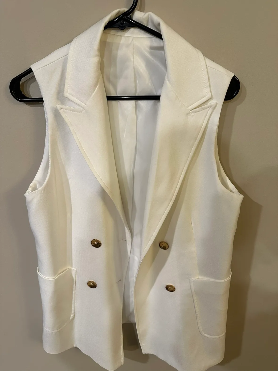 White Blazer Vest thumbnail
