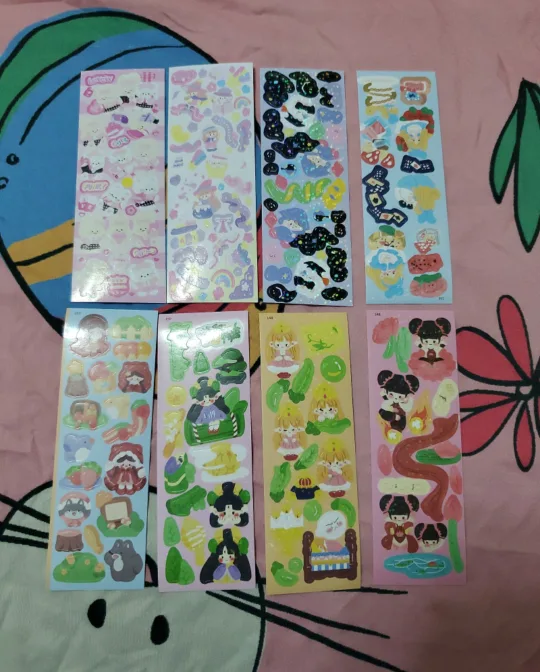 10 Sheets of Kawaii Stickers image indicator(4)