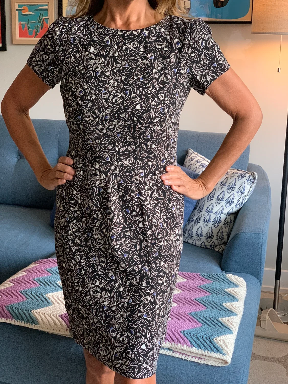 Vintage Liz Claiborne Floral Print Dress image indicator(5)