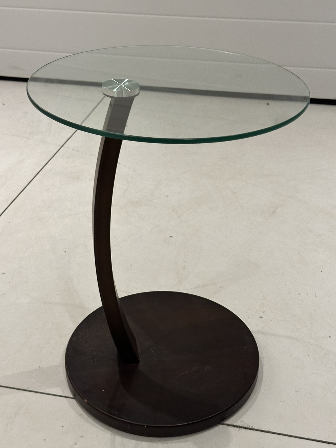 Glass Top Side coffee Table.