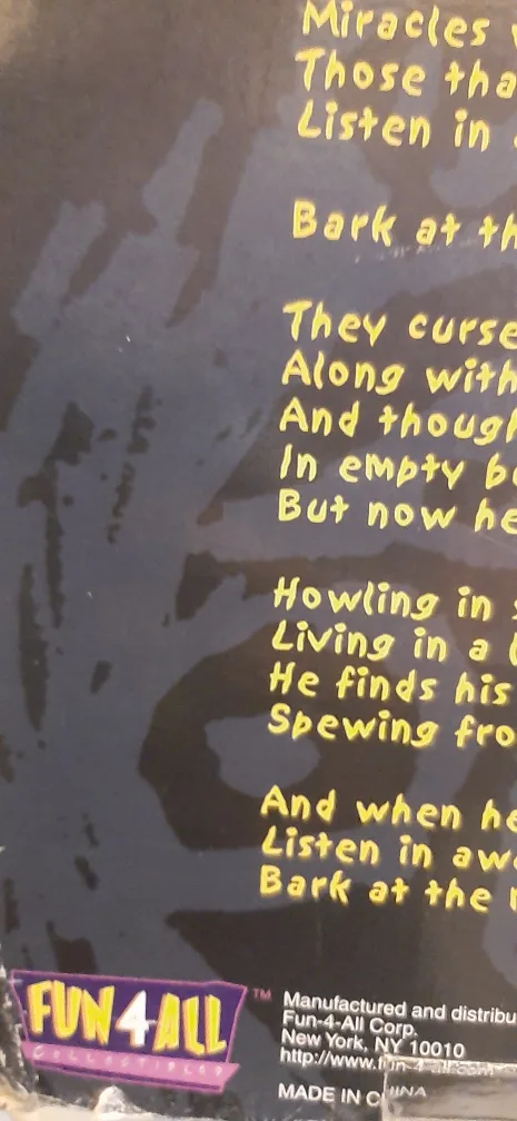 Ozzy Osbourne Bark at the Moon Collectible Rock Doll. price firm image indicator(3)