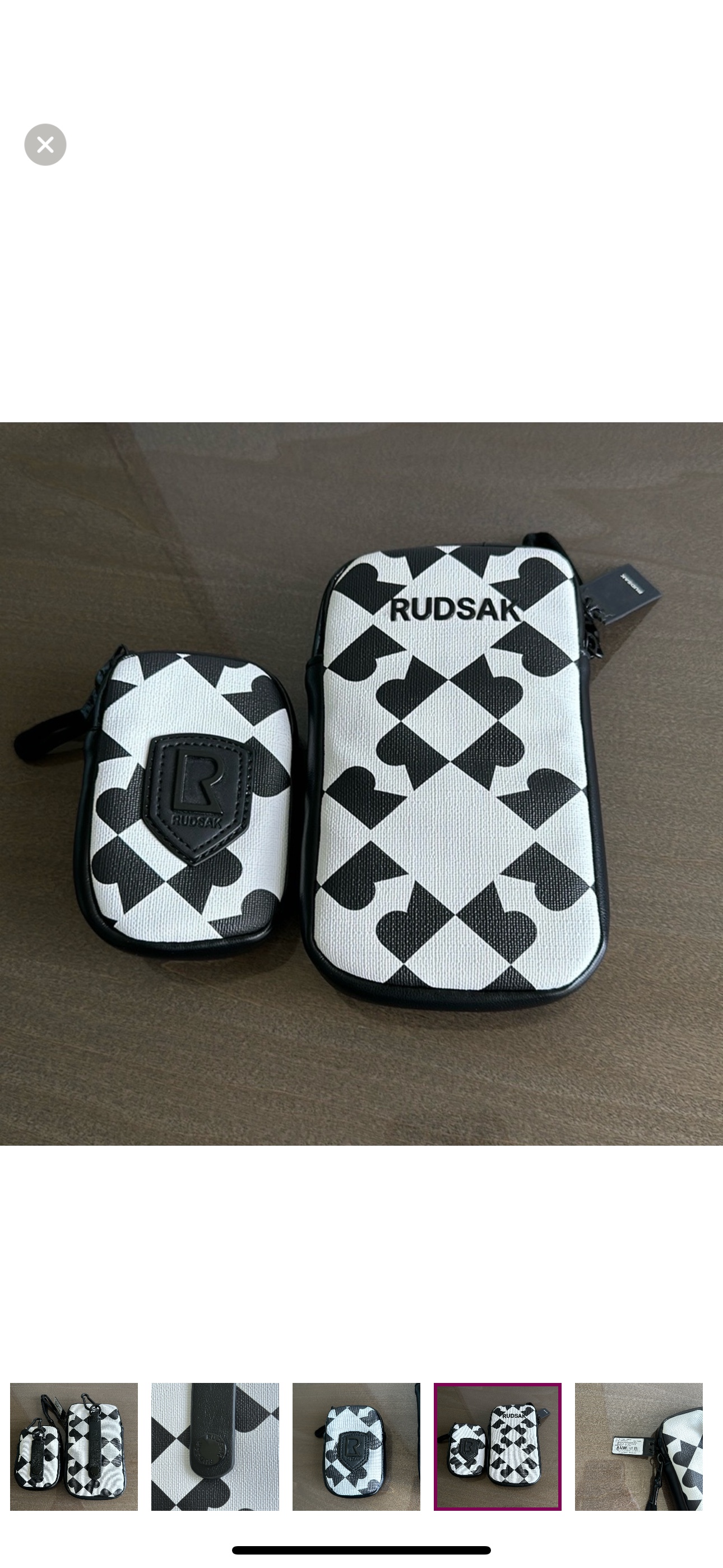2 pieces RUDSAK hang phone bag and change bag