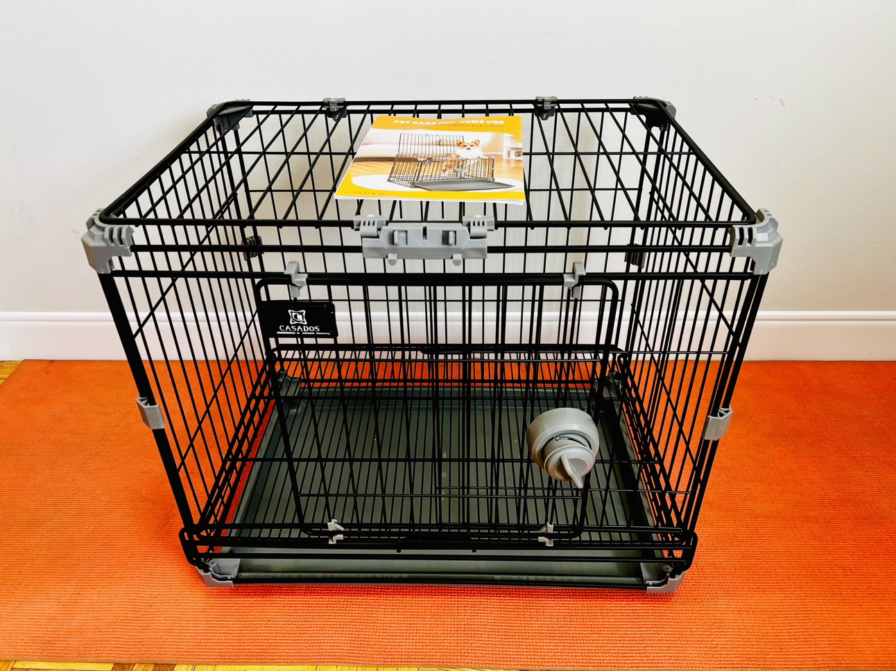 Dog Crate/Pet Kennel <Color: Black> ***New***