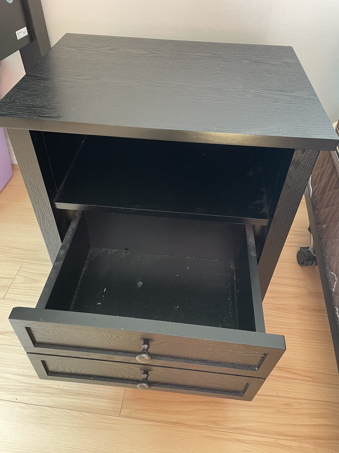Black Nightstand - photo 2