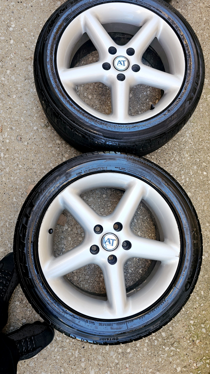 Set of 4 17 inch AT Italia Rims with Tires 5x114.3 - photo 4