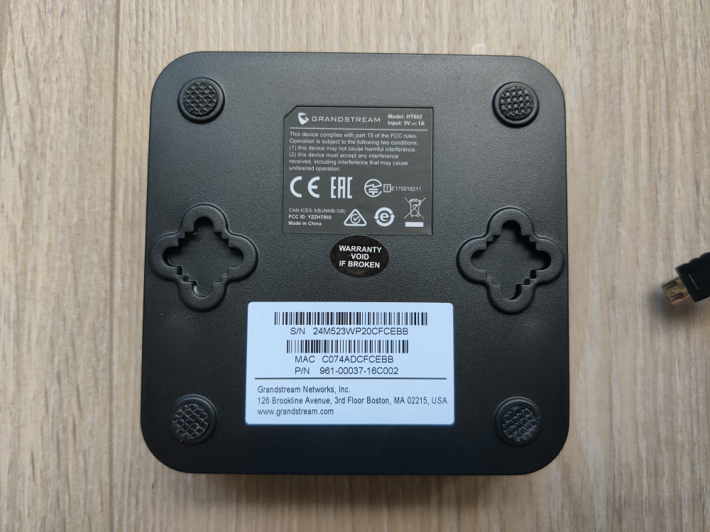 Grandstream HT802 2-Port VoIP ATA 🧡 - photo 3
