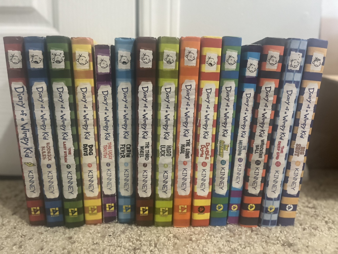 Diary of a Wimpy Kid Books 1 - 16 missing book 10