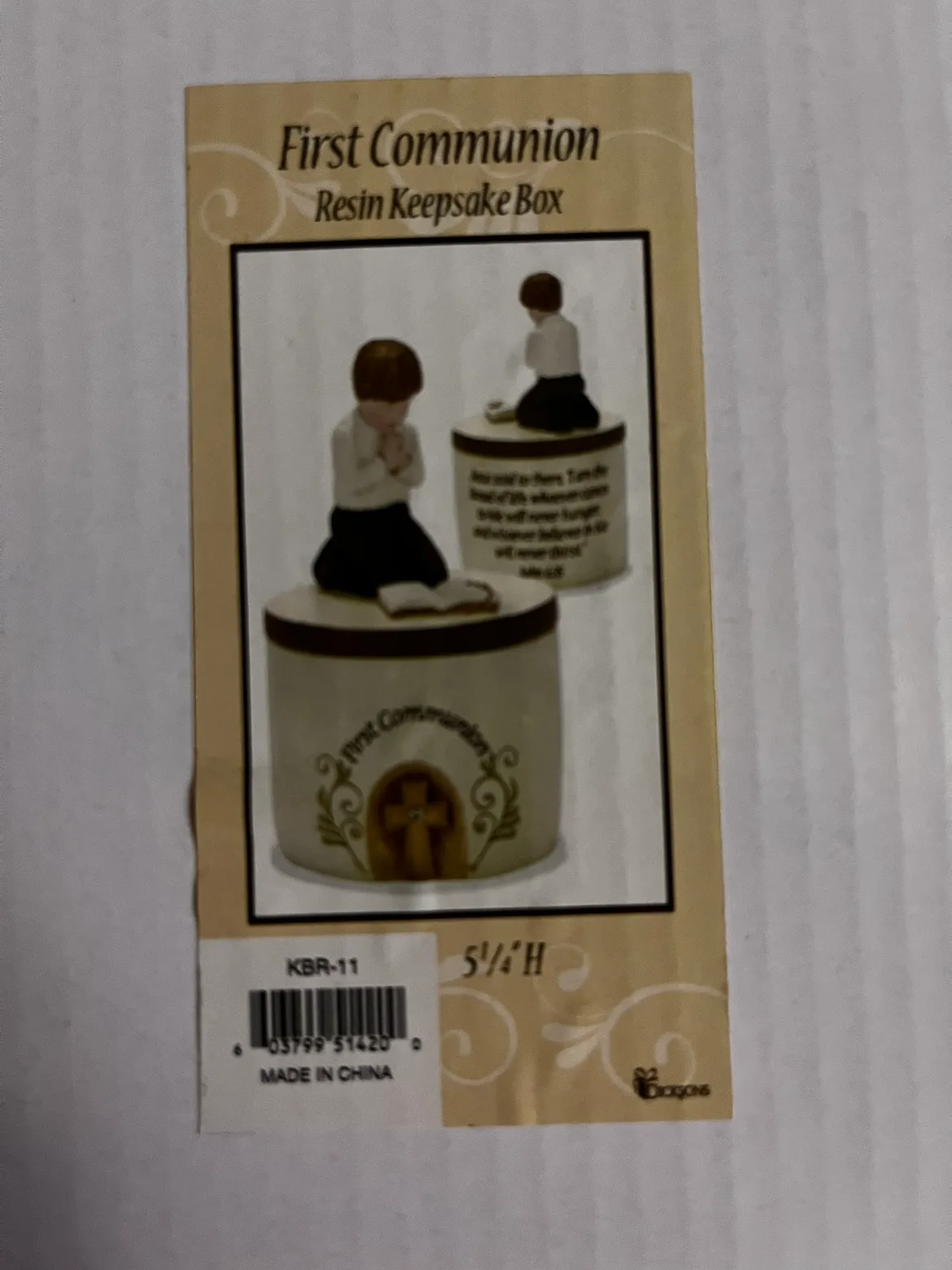 First Communion Boy Keepsake Box image indicator(2)