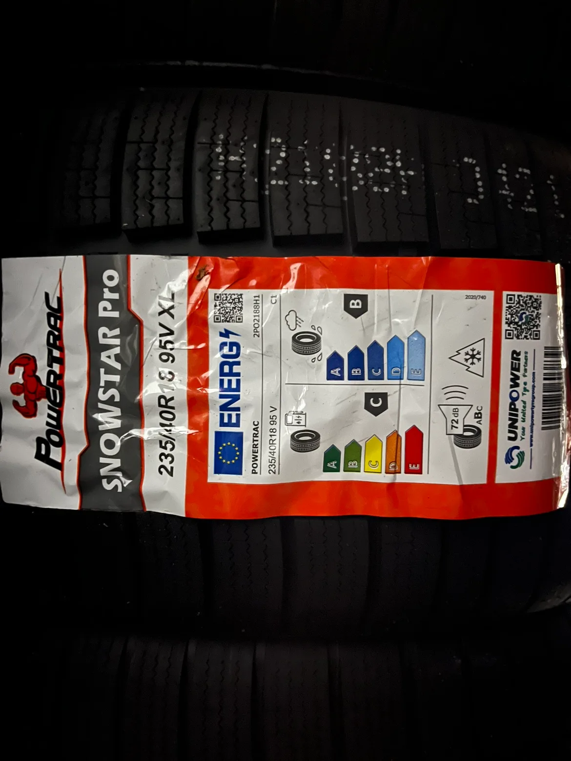 BRAND NEW POWERTRAC WINTER TIRES 235/40/18 image indicator(2)