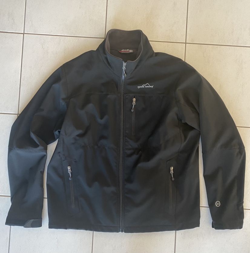 Eddie Bauer XL Soft Shell Jacket – Black, Like New