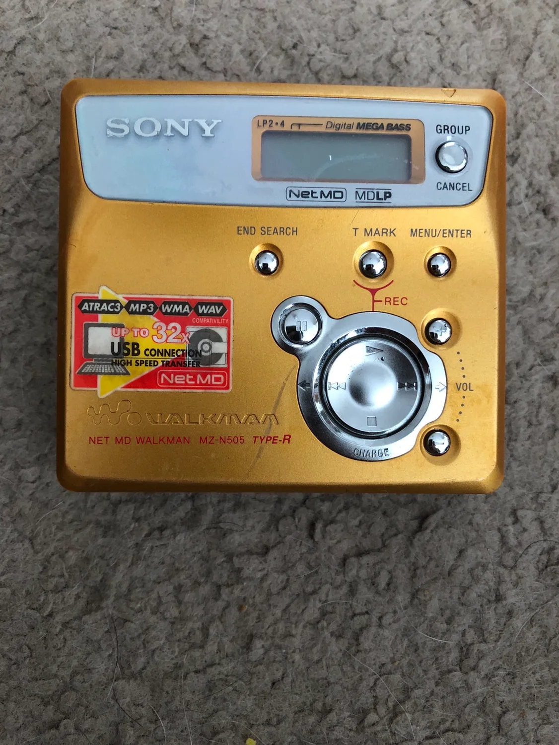 Sony Net MD Walkman MZ-N505 🧡 thumbnail