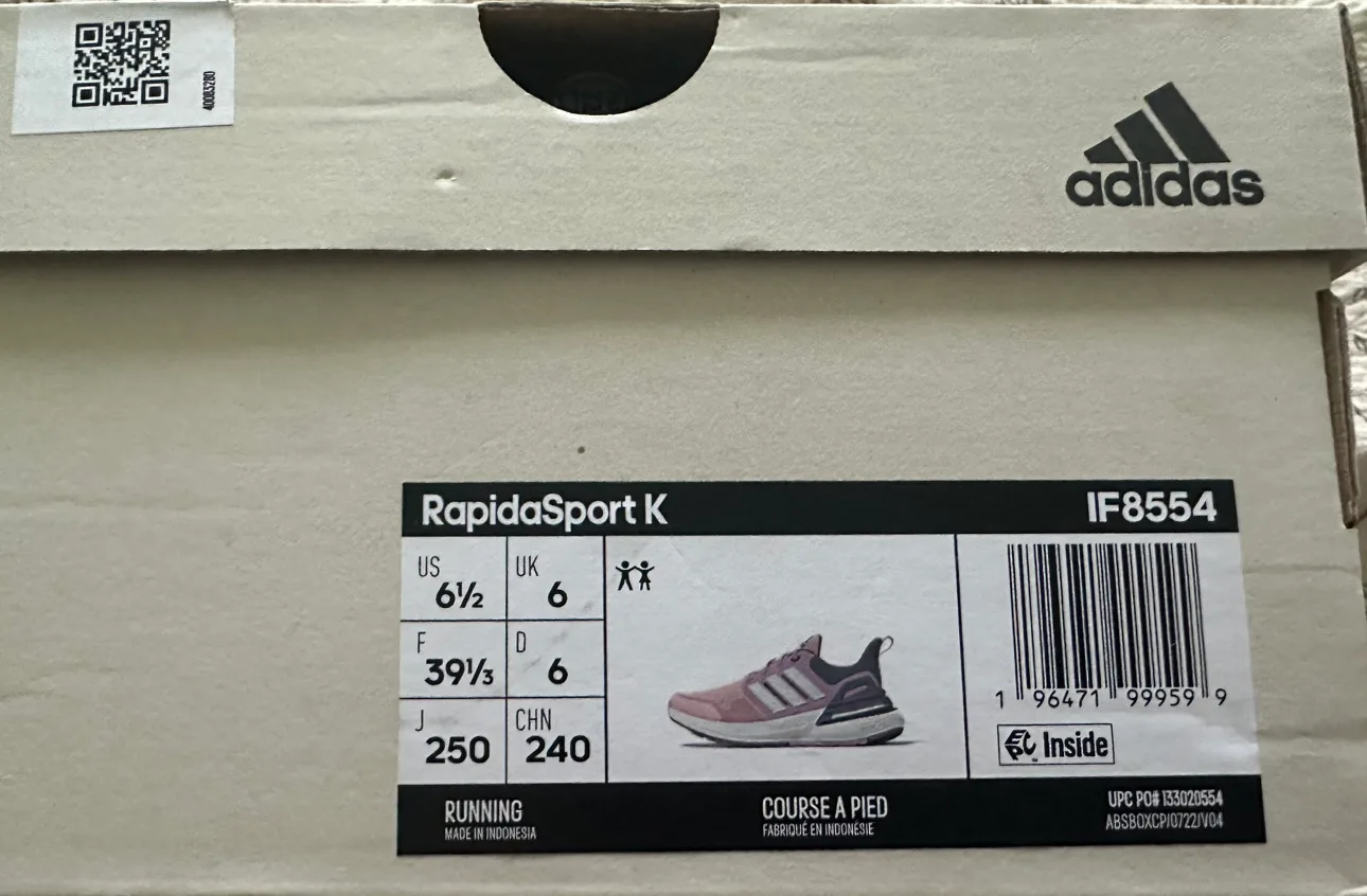 Adidas RapidaSport Bounce Lace Shoes thumbnail