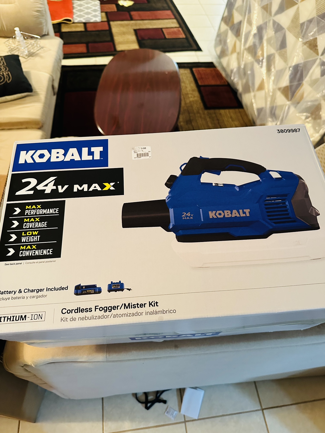 Kobalt 24V Max Cordless Fogger/Mister Kit - photo 4