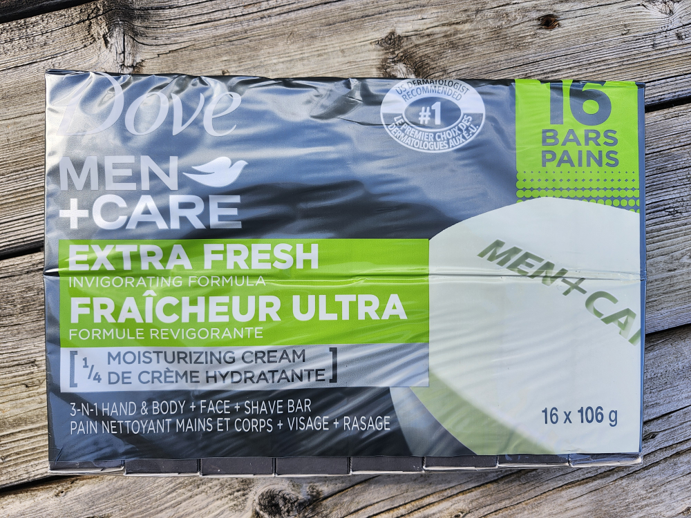 New Dove Men+Care Extra Fresh Hand & Body, Face & Shave bars. - photo 2