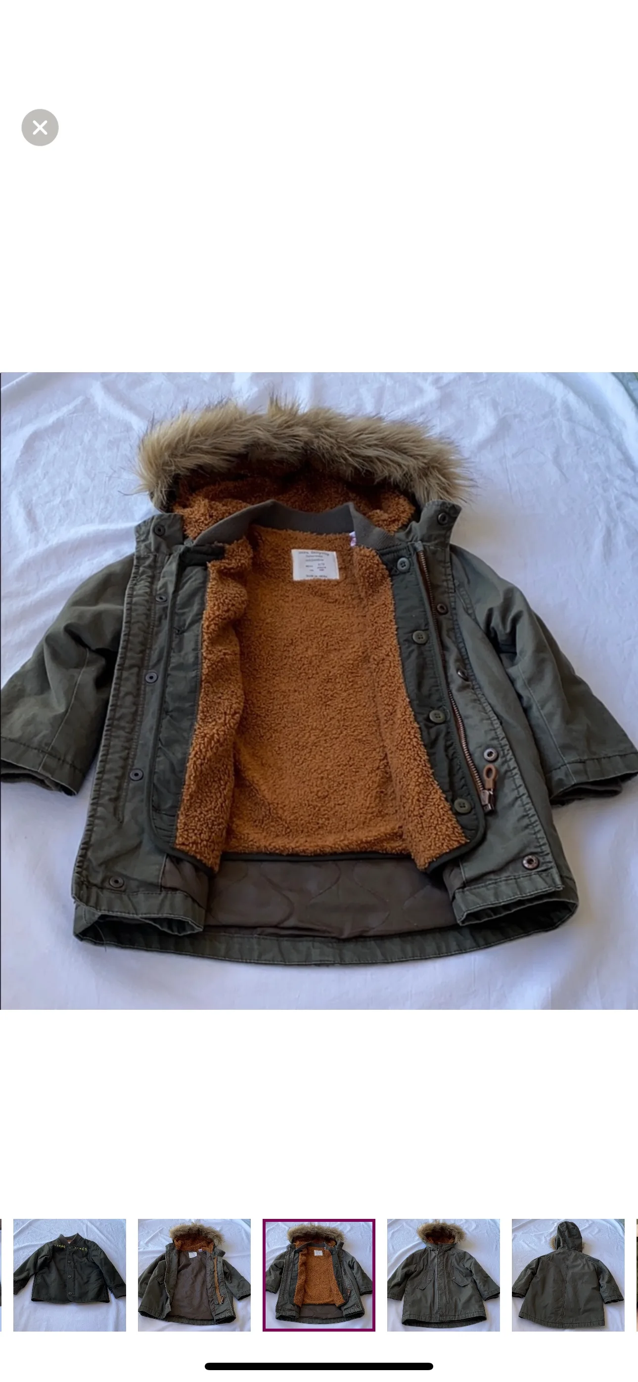 Zara jacket two in one boy's image indicator(10)