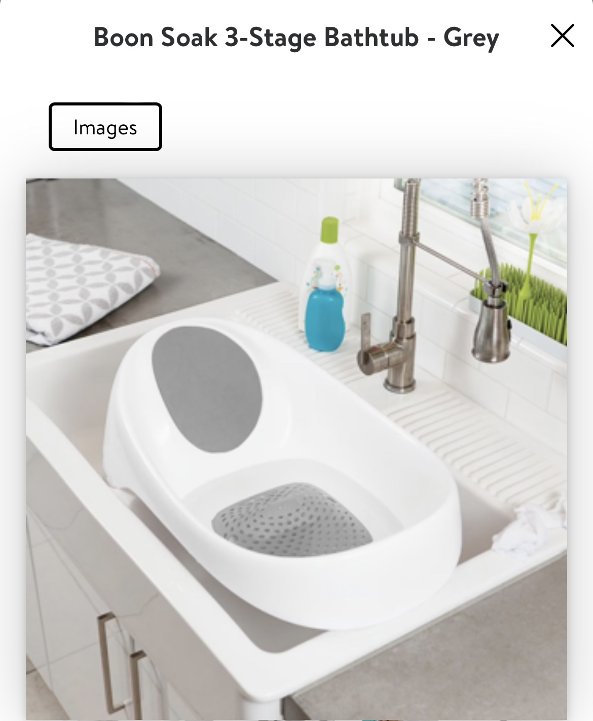 Boon Soak 3-Stage Bathtub - photo 2