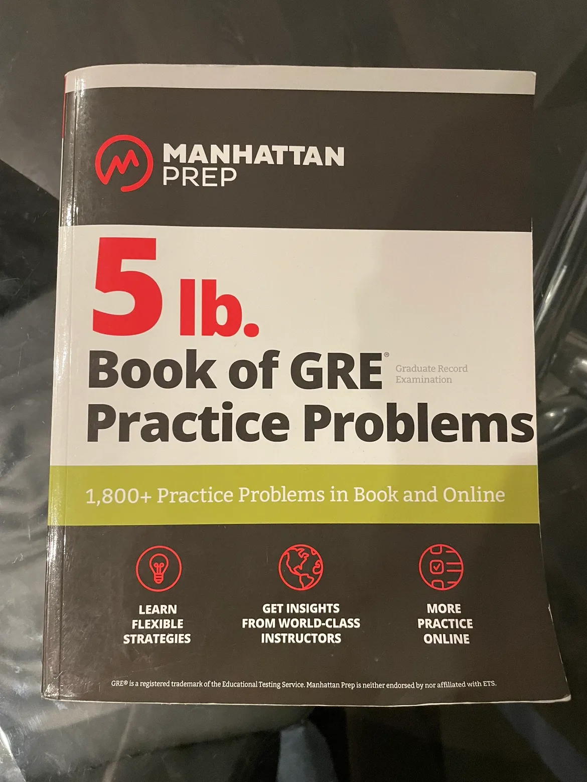 5 lb. Book of GRE Practice Problems (original price 27.50$) thumbnail