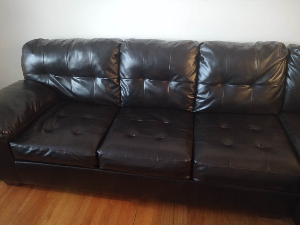 Dark Brown Sectional Sofa - photo 5