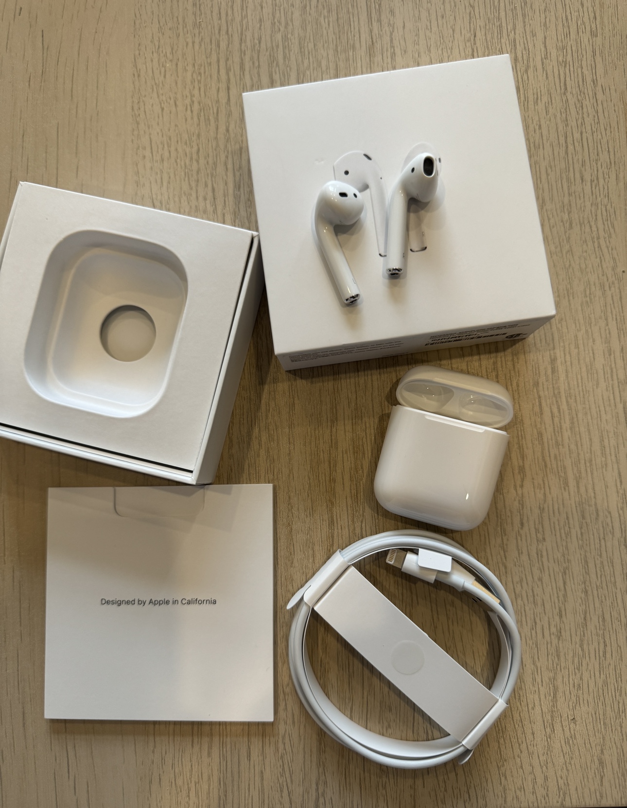 Apple AirPods with Charging Case, never used