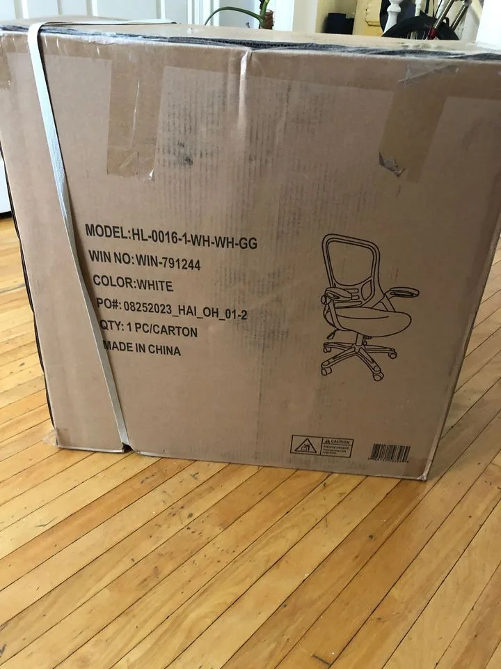 Brand new. In box. White Mesh Office Chair image indicator(8)