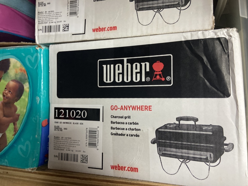 Weber charcoal grill brand new