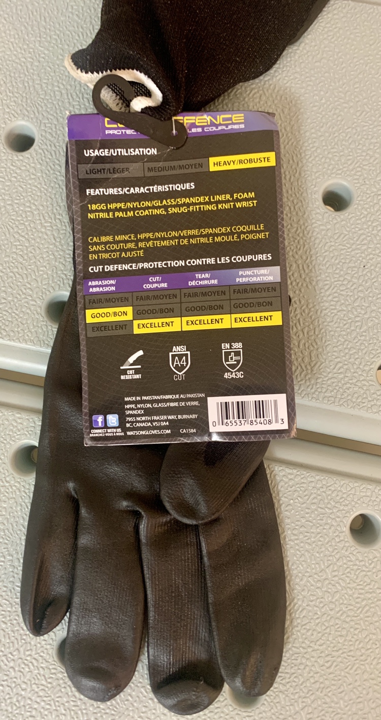 WATSON GLOVES Stealth Hornet Nitrile Coated Cut-Resistant Gloves