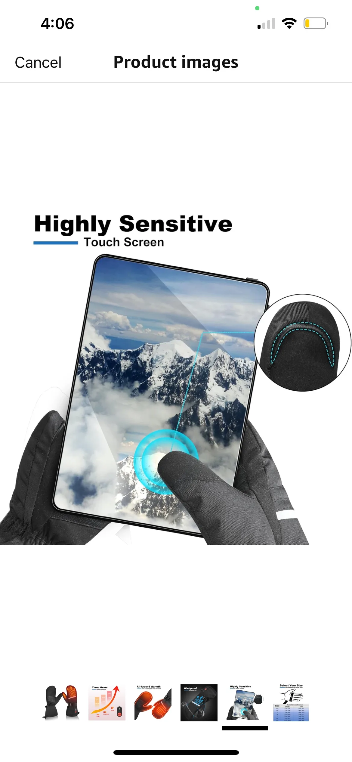 🥕 Open box🥕 Heat Gloves Rechargeable Electric Heating Winter image indicator(10)