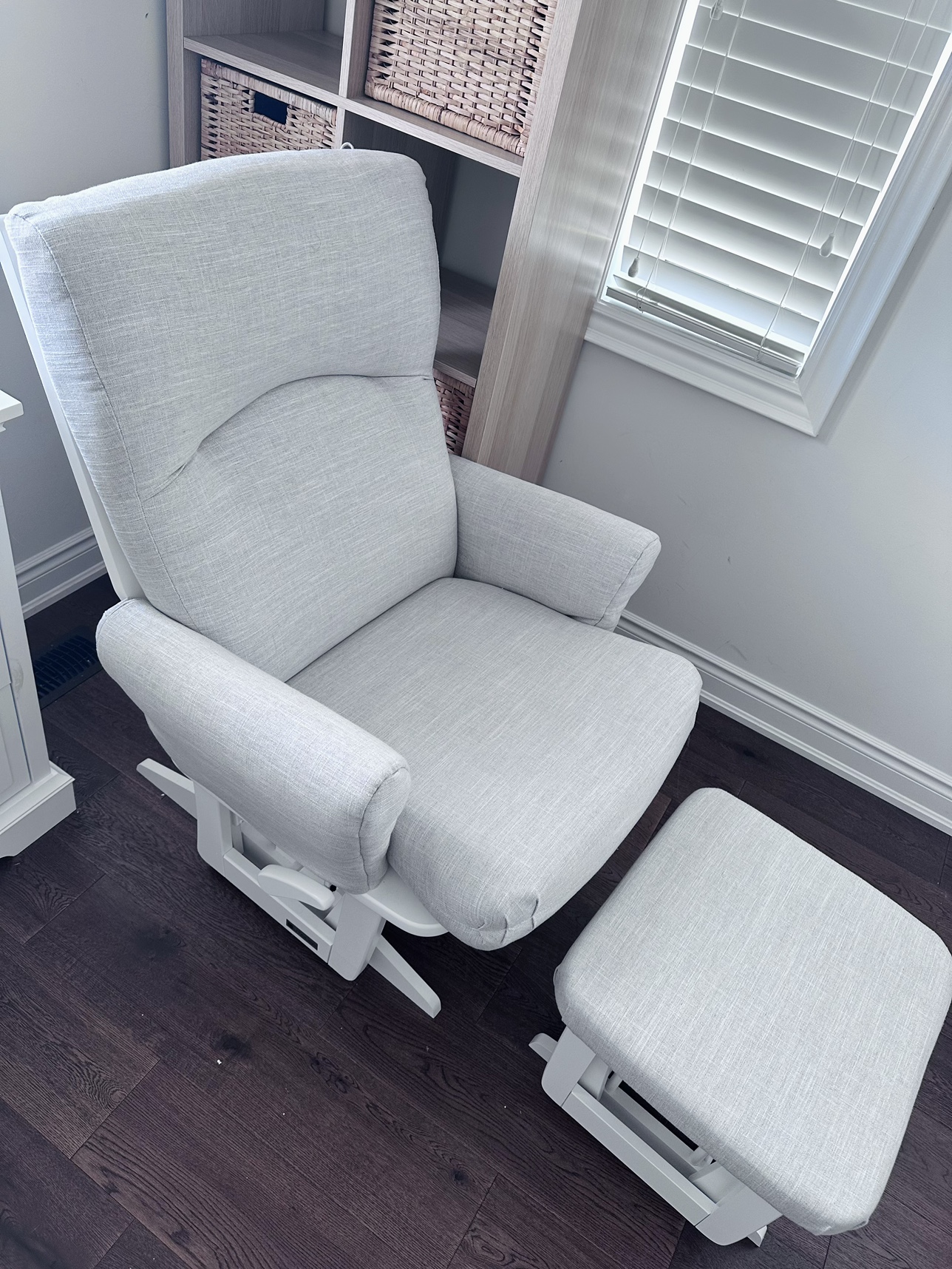 Dutailier glider with ottoman