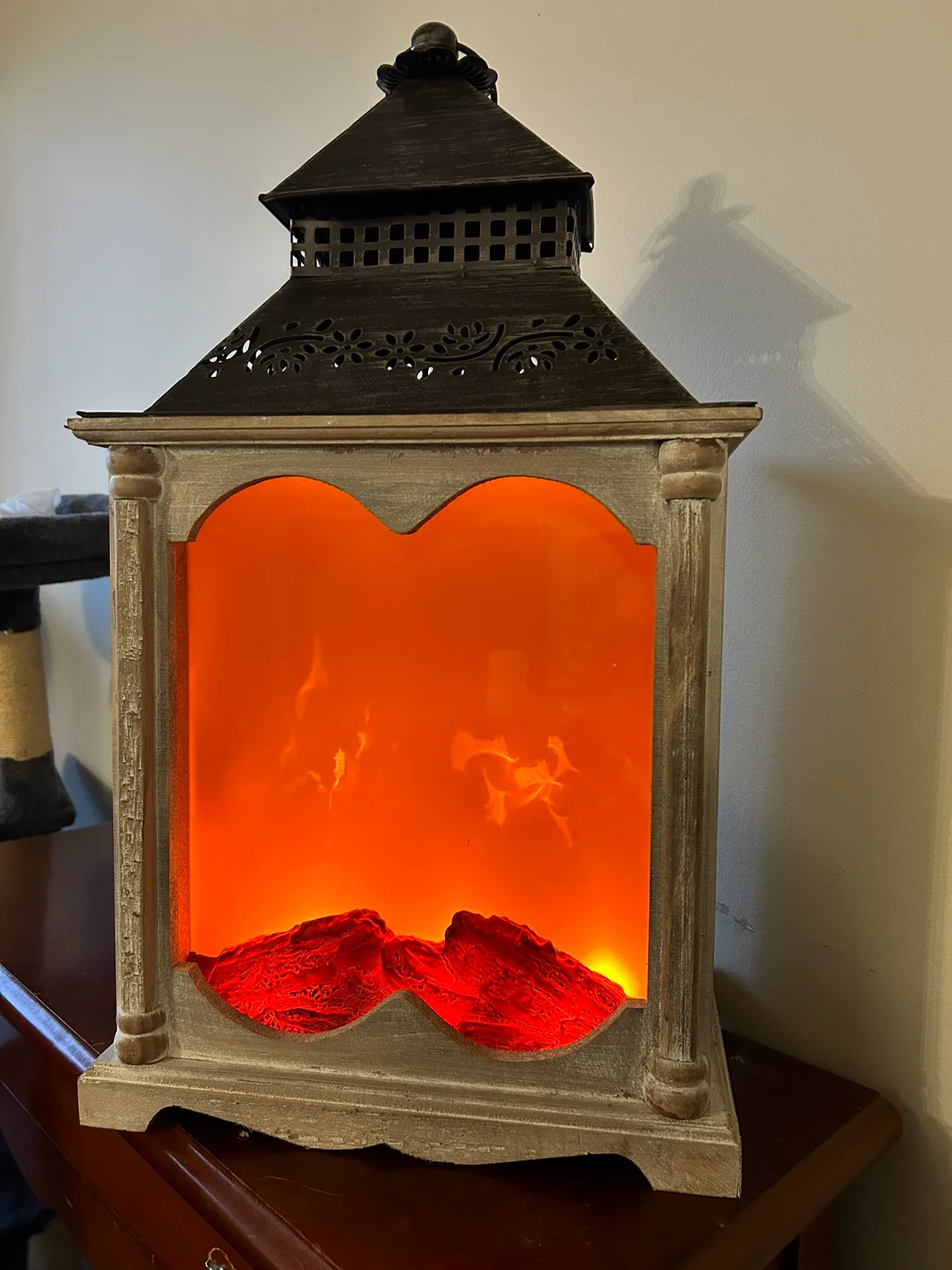 Fireplace Lantern Cozy LED  light thumbnail